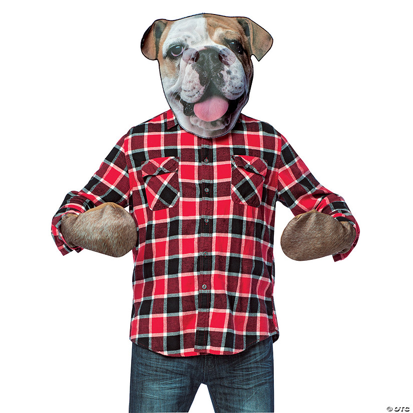 Bull Dog Mask With Paws - Discontinued