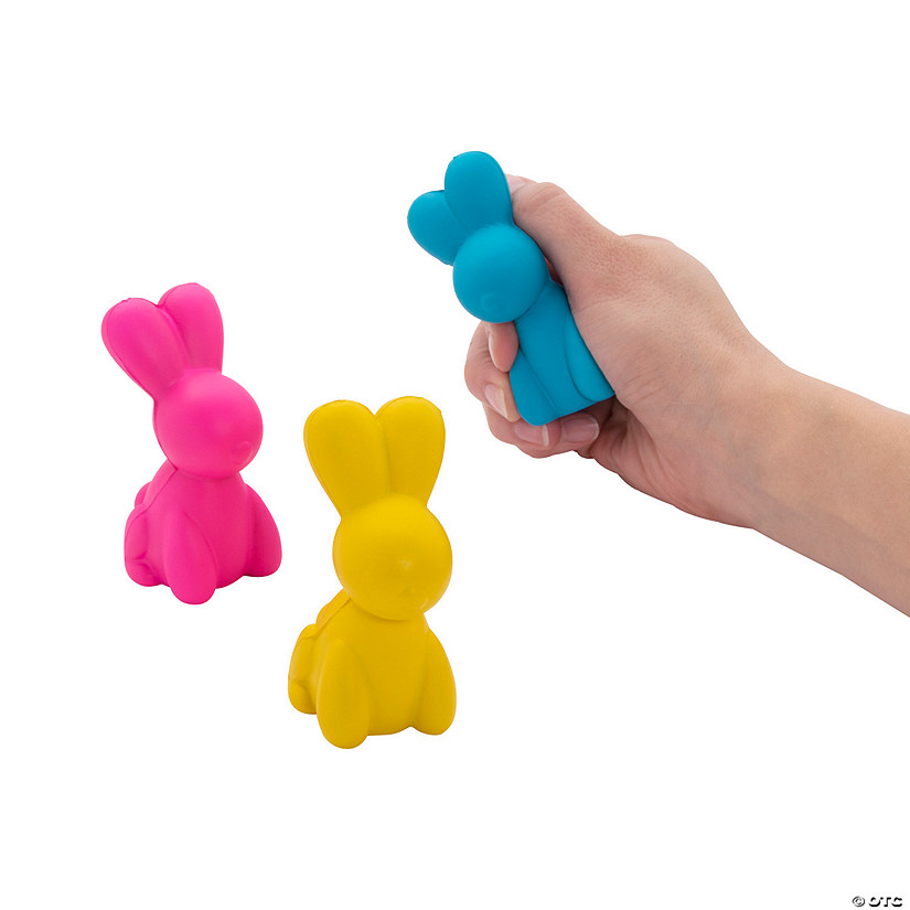 Bunny Balloon Stress Toys - 12 Pc. Image