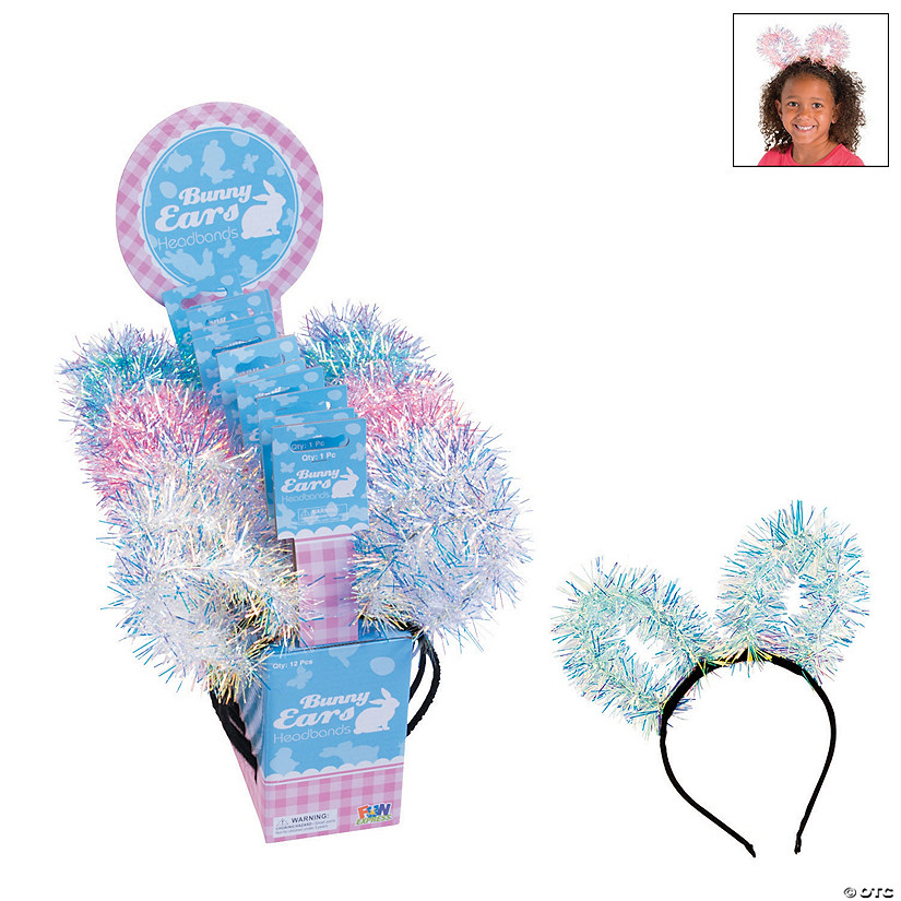 Bunny Ears Tinsel Headbands Discontinued