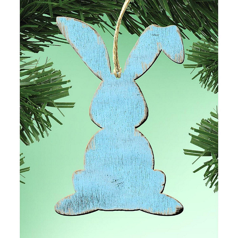 Bunny Wooden Ornament Image