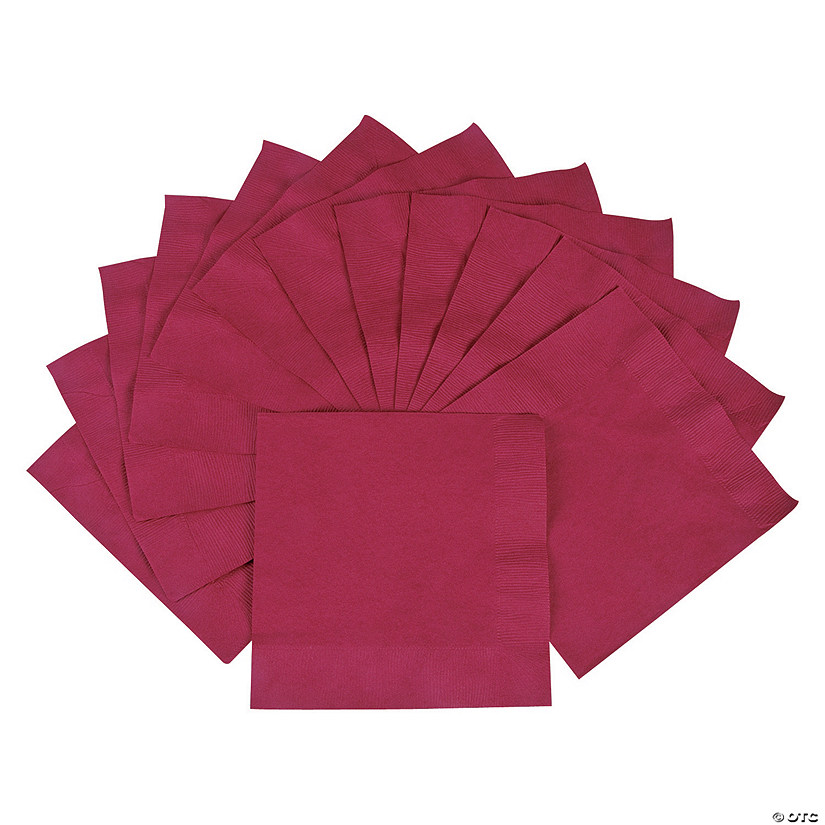 Burgundy Luncheon Napkins Discontinued