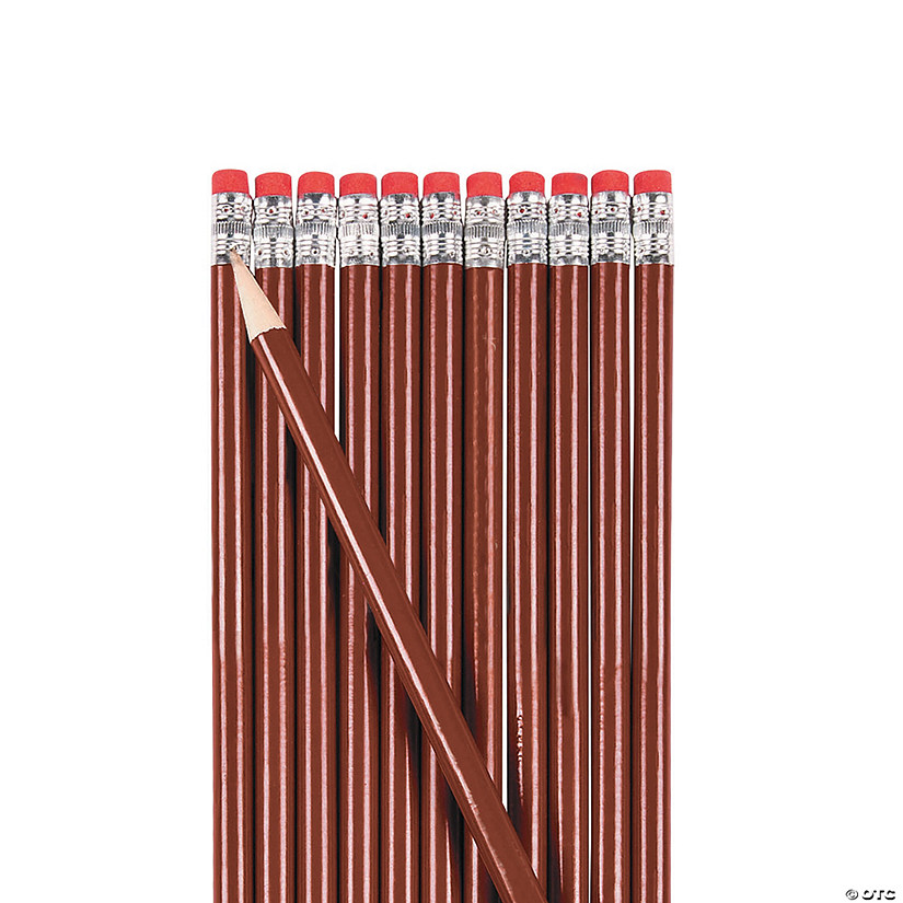Burgundy Pencils - 24 Pc. Image