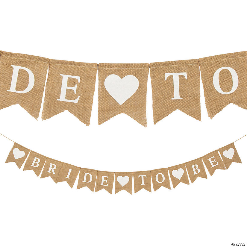 Burlap Bride to Be Banner Image