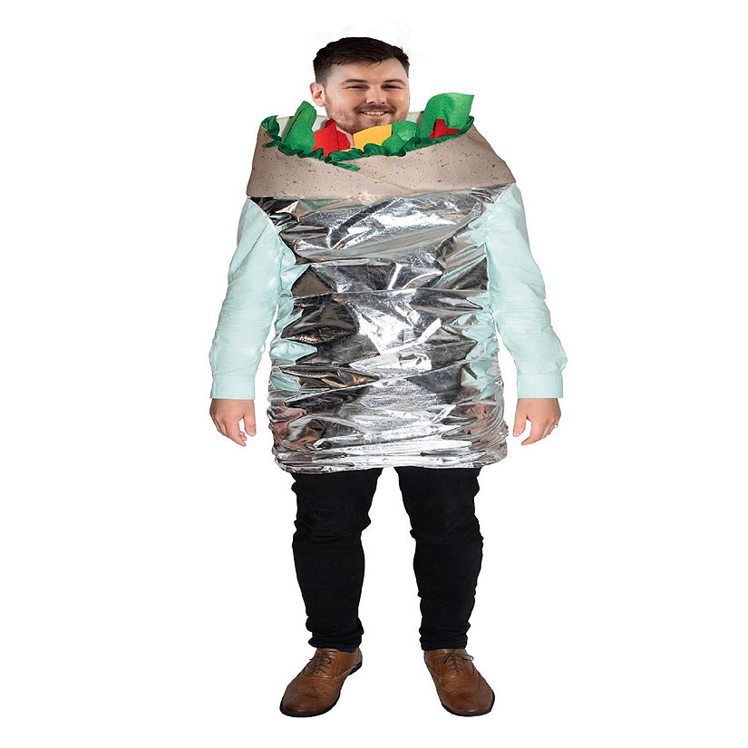 Burrito Costume For Adults  Easy Pull Over Design  Sized To Fit Most Adults Image