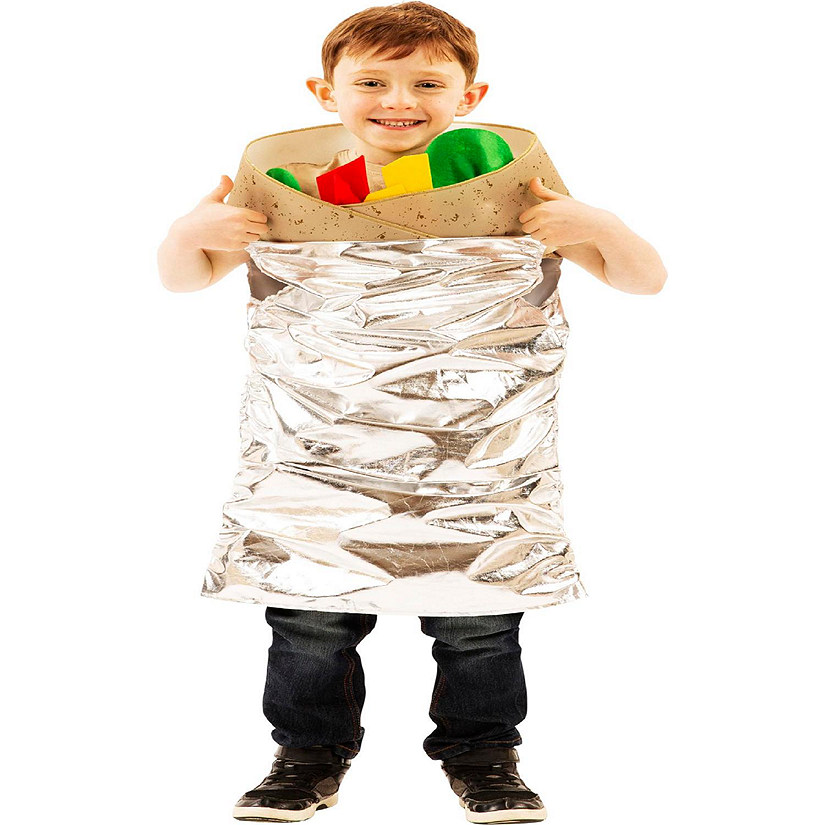Burrito Costume For Kids  Easy Pull Over Design  Sized To Fit Most Children Image