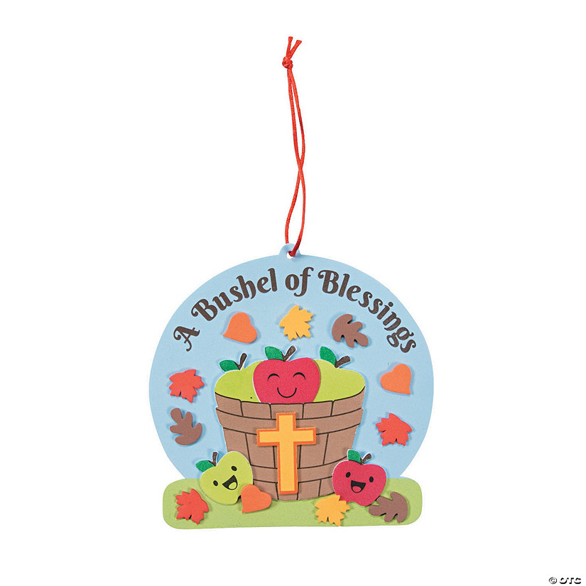 Bushels of Blessings Apple Ornament Craft Kit - Makes 12 Image