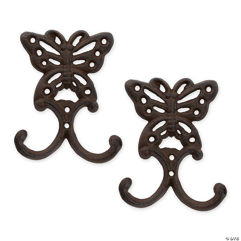 Buttefly Wall Hook (Set Of 2) Image