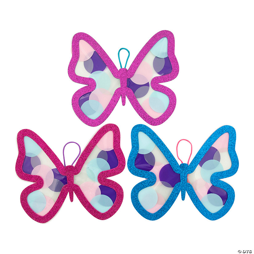 Butterfly Circles Craft Kit - Makes 12 Image