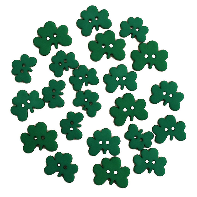 Buttons Galore and More Craft & Sewing Buttons - Luck of the Irish - 48 Buttons Image