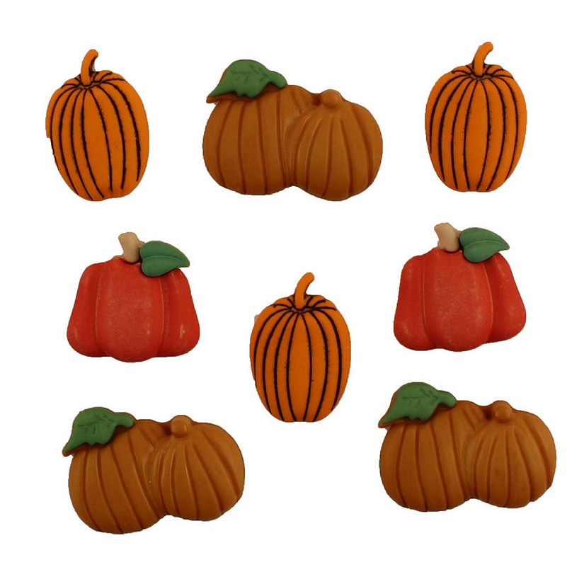 Buttons Galore and More Craft &amp; Sewing Buttons - Pumpkin Patch - 24 Buttons Image