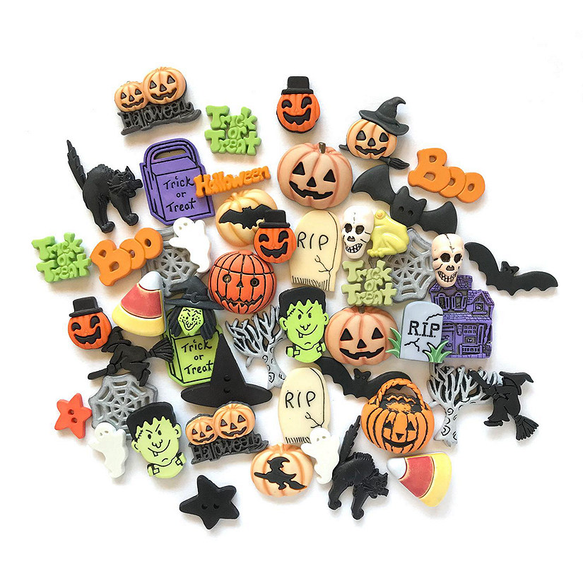 Buttons Galore and More Halloween Super Value Pack - 100 Lights Image