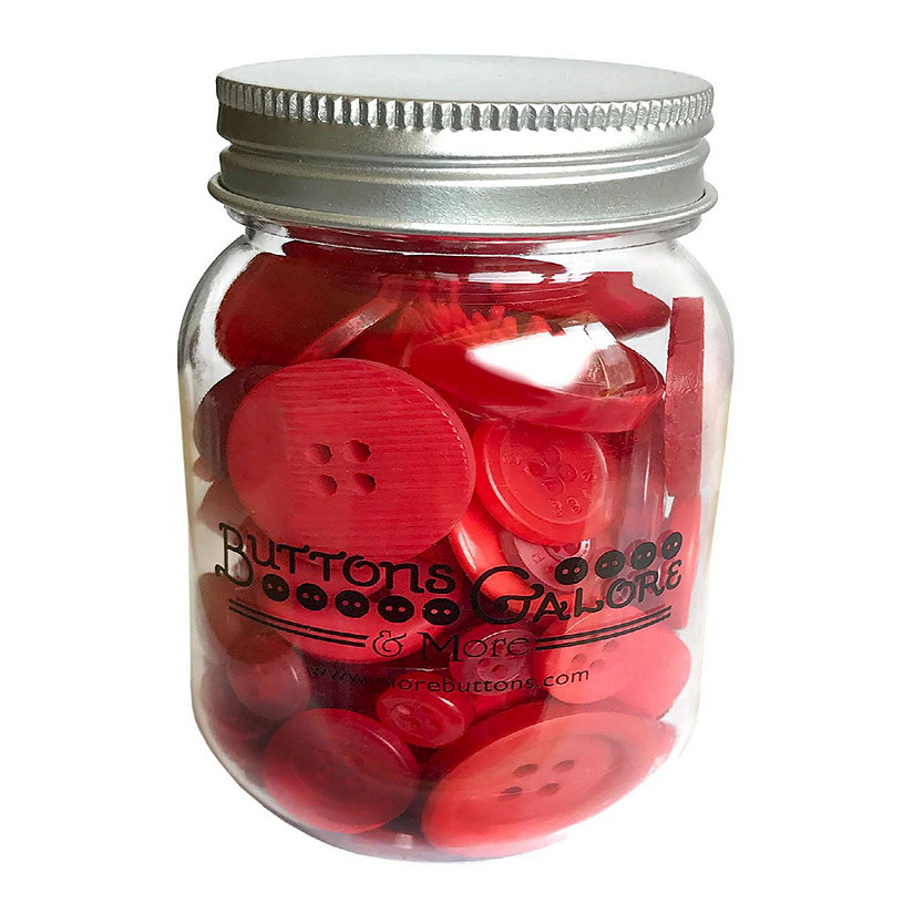 Buttons Galore Big Apple Craft & Sewing Buttons in Mason Jar - 3.5 oz Image