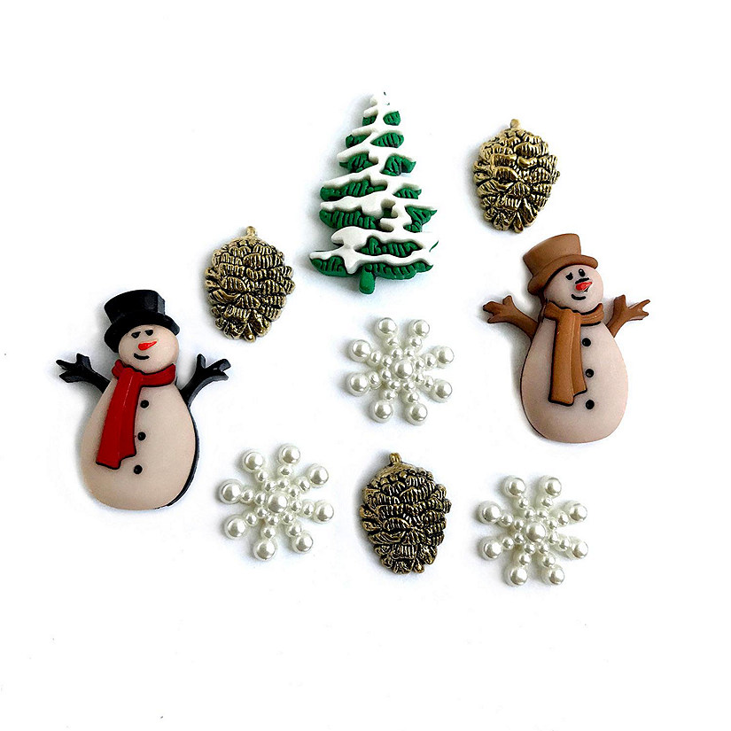 Buttons Galore Christmas Past Craft Buttons - 27 Sewing & Craft Buttons Image