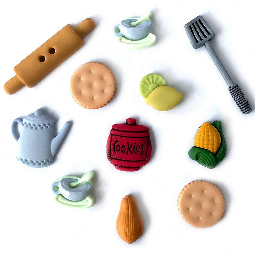 Buttons Galore Craft & Sewing Buttons - Kitchen - 33 Buttons Image