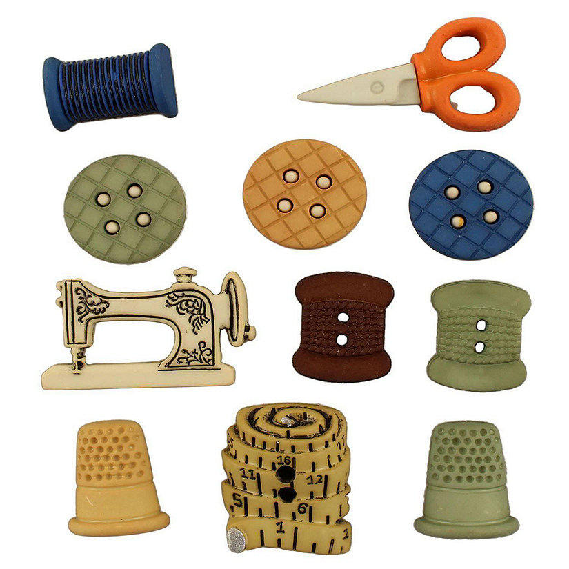 Buttons Galore Craft &amp; Sewing Buttons -Sewing  - 33 Buttons Image