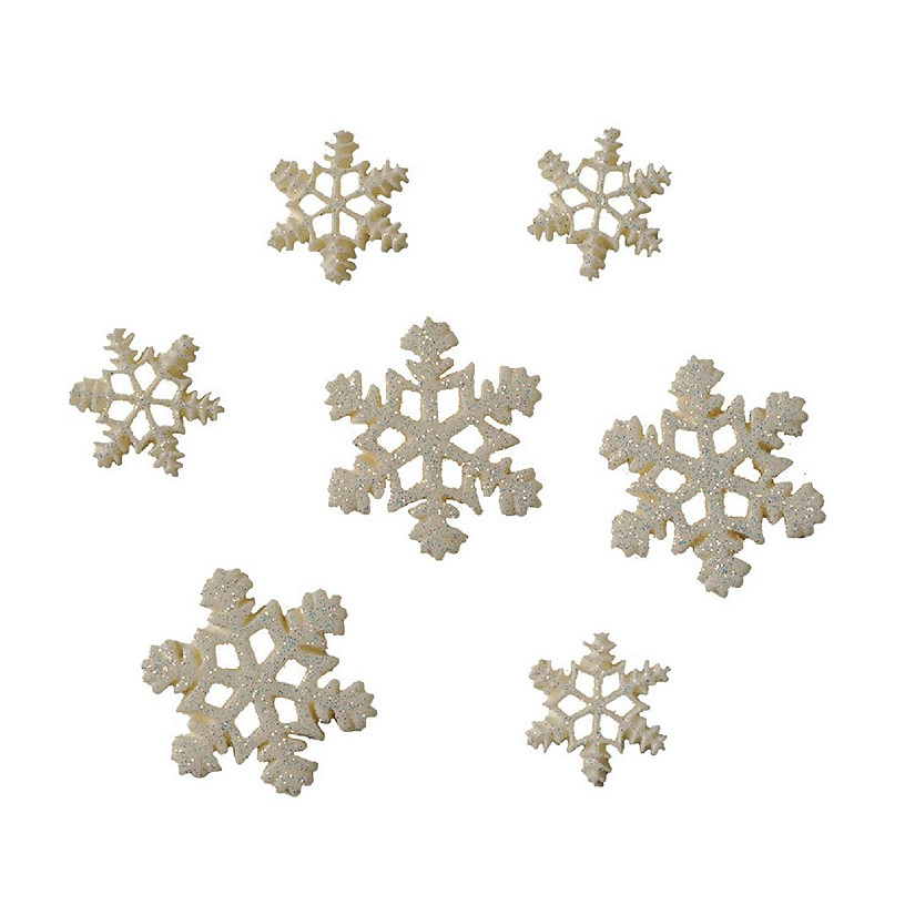 Buttons Galore Flatback Embellishments for Crafts - Sparkling Snow - 18 Pieces Image