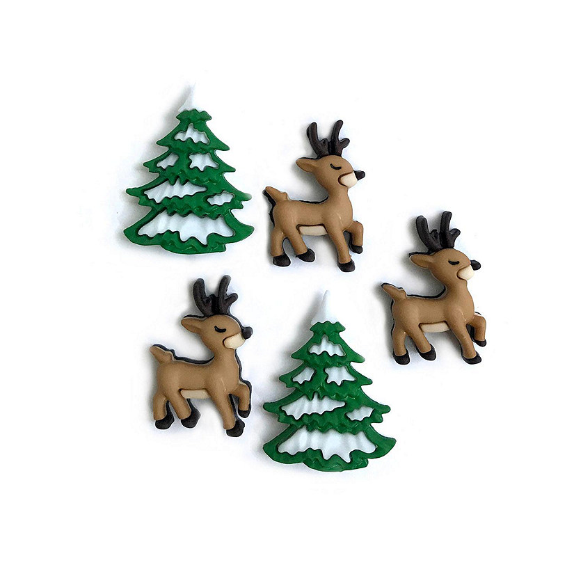 Buttons Galore and More Reindeer Fun Button