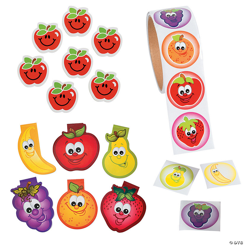 Buy All & Save Fun Fruits Stationery - 49 Pc. Image
