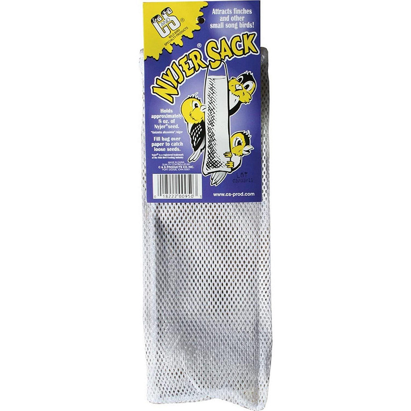 C  and  S Products Thistle Sack #CS950 Bird Feeder, White Image