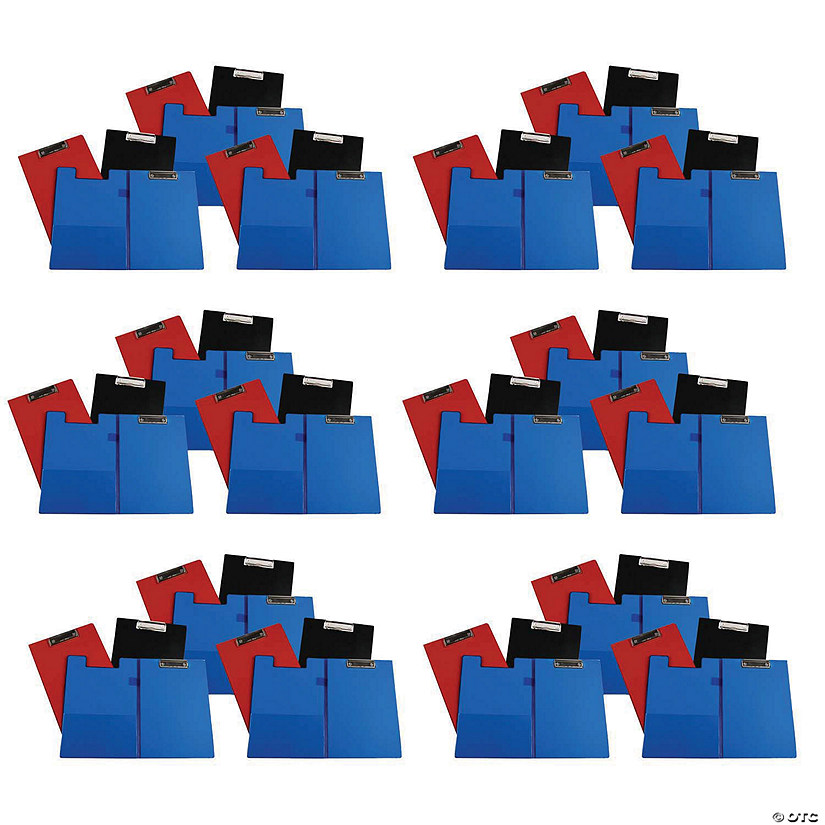 C-Line Clipboard Folder, Assorted Colors, Pack of 6 Image