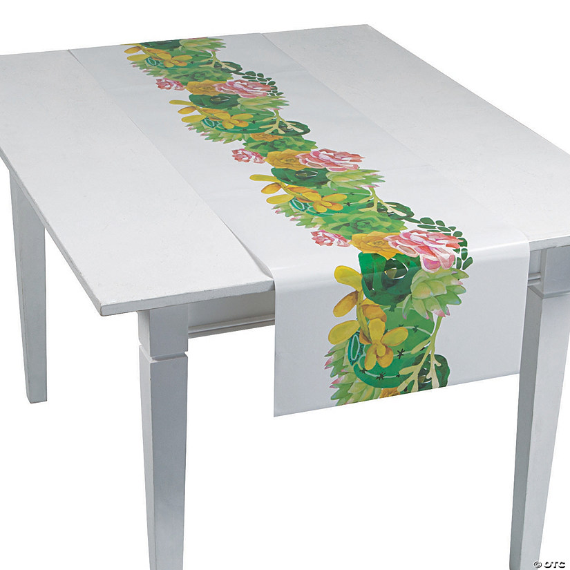 Cactus Flower Table Runner Image