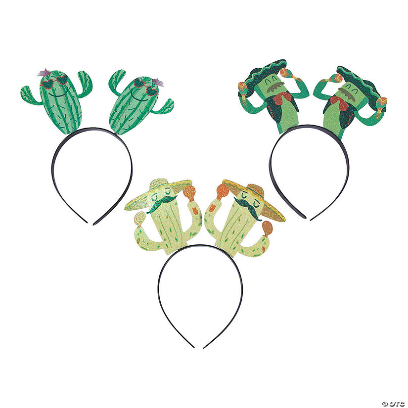 Cactus Headbands - 12 Pc. Image