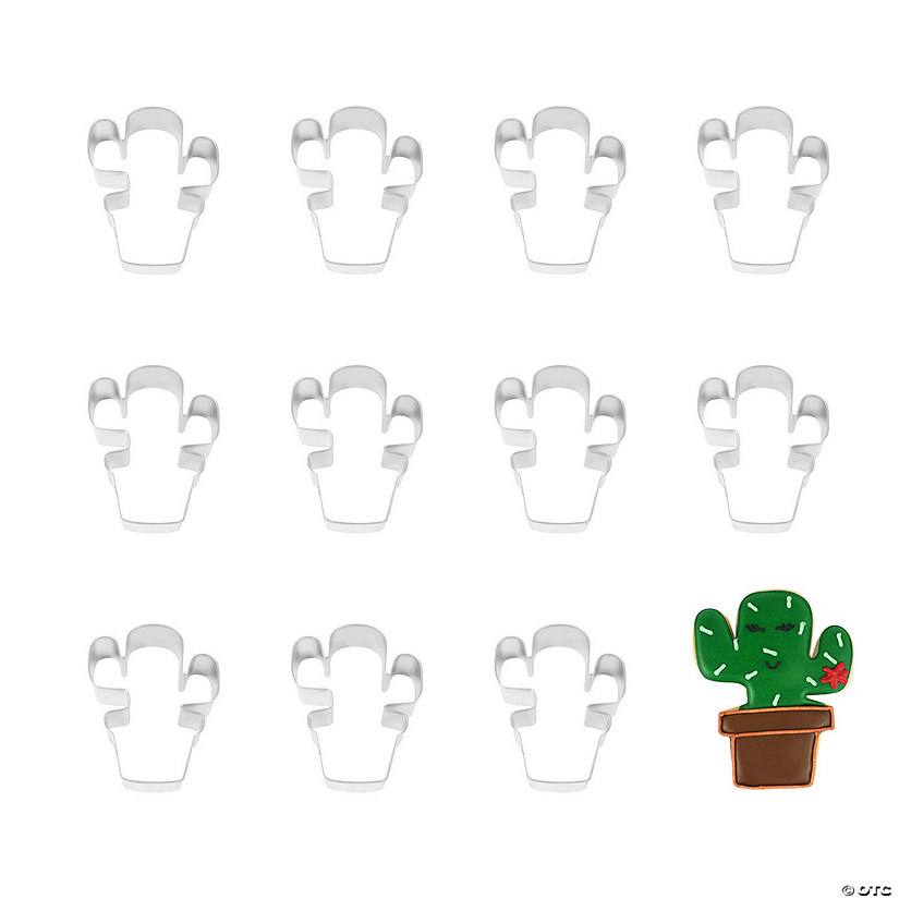 Cactus In Pot 4" Cookie Cutters Image
