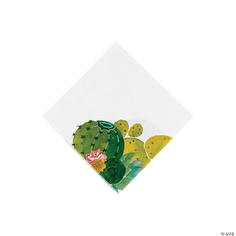 Cactus Party Beverage Napkins - 16 Pc. Image
