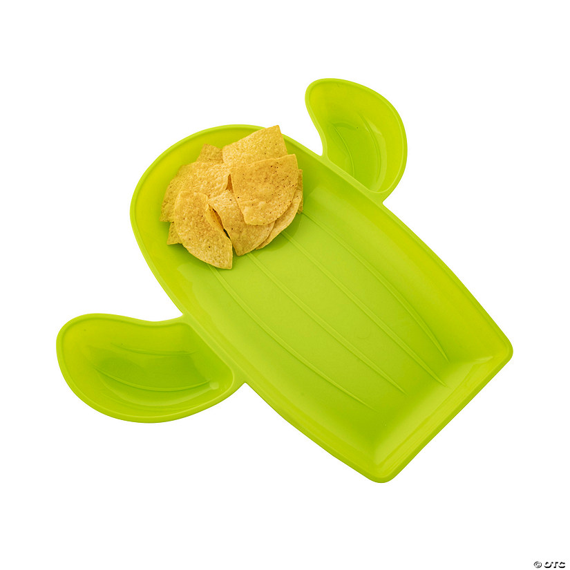 Cactus-Shaped Chip &amp; Dip Tray Image