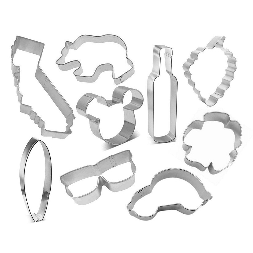 California 9 Piece Cookie Cutter Set Image