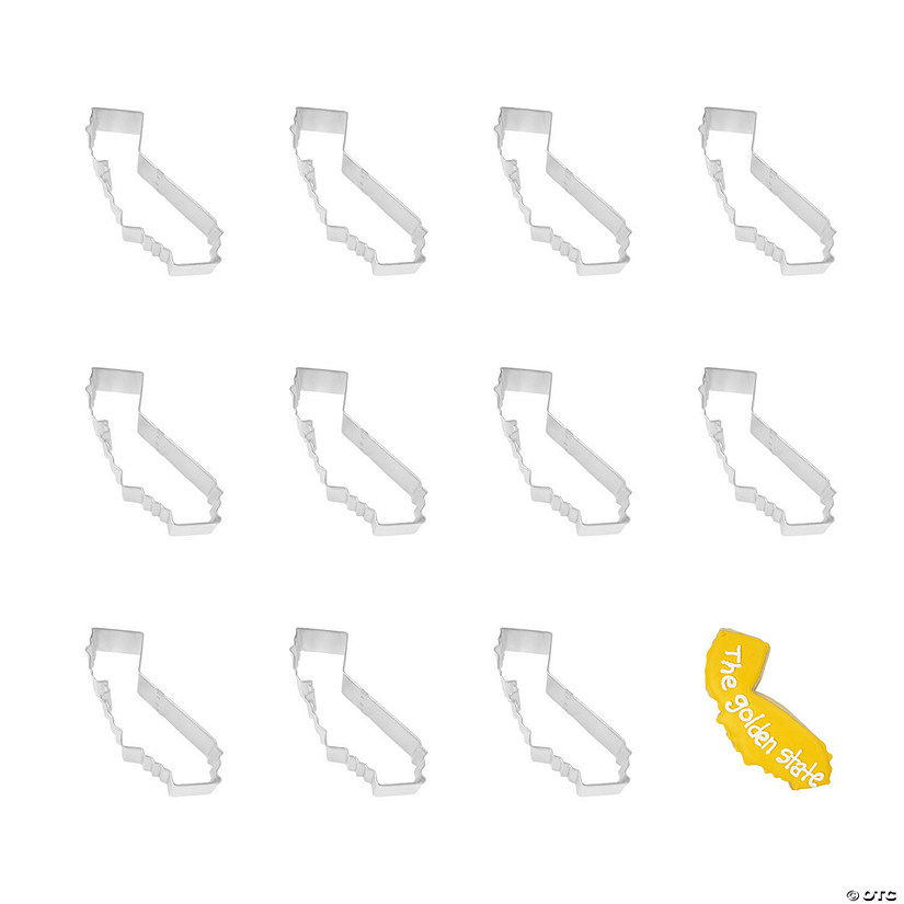 California State 5" Cookie Cutters Image