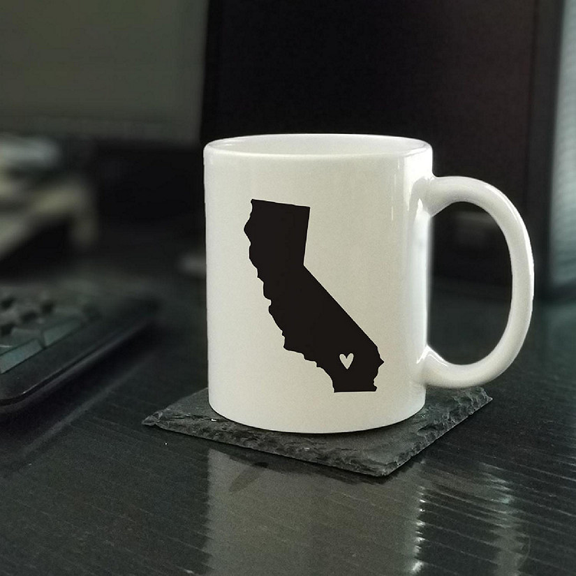 California State Heart Ceramic Mug Image