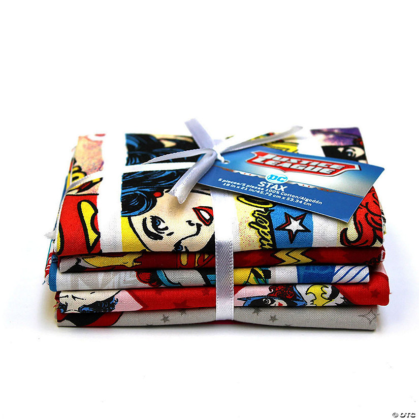 Camelot Cotton Fabrics DC Comics Bundle Heroines 4pc&amp;#160; &amp;#160;&amp;#160; &amp;#160; Image