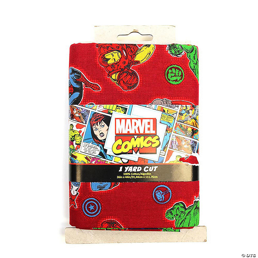 Camelot Cttn FabPrecutYd Marvel Fury 4pc Image