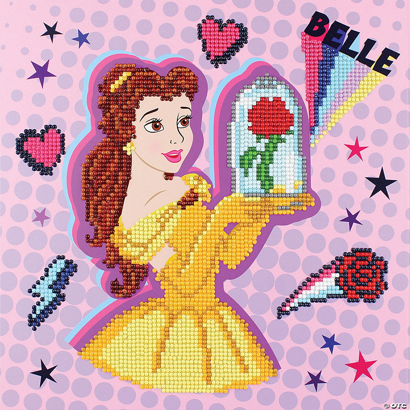 Camelot Dots Diamond Painting Kit Intermediate Disney Pow-Er Dotz Belle Friend Image