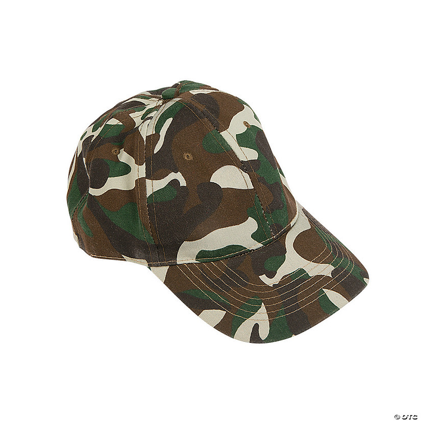 Camouflage Baseball Caps - 12 Pc. Image