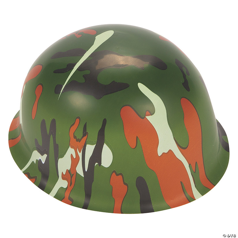 Camouflage Helmets - 12 Pc. Image