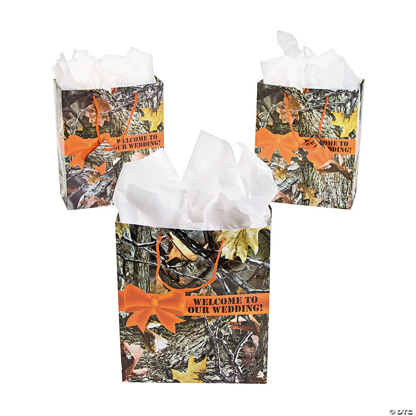 Camouflage Wedding Gift Bags Discontinued