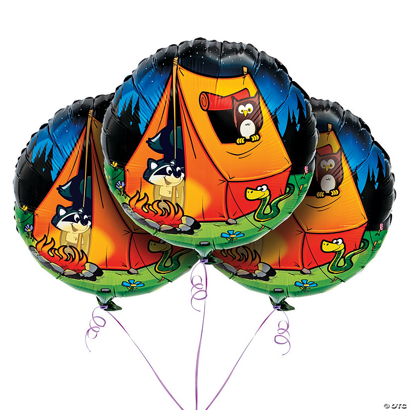 Camp Adventure Mylar Balloons Discontinued