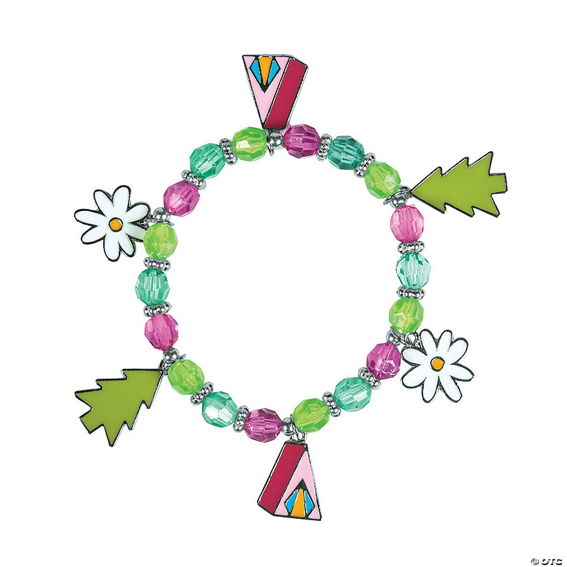 Camp Glam Charm Rubber Bracelets Discontinued