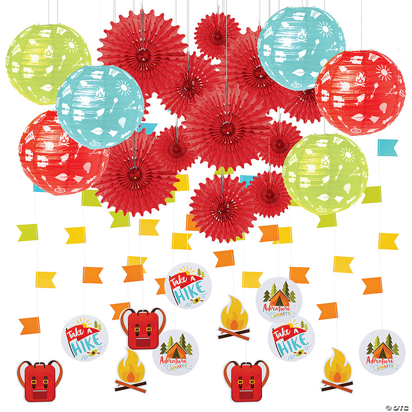 Camp Party Decorating Kit 30 Pc.