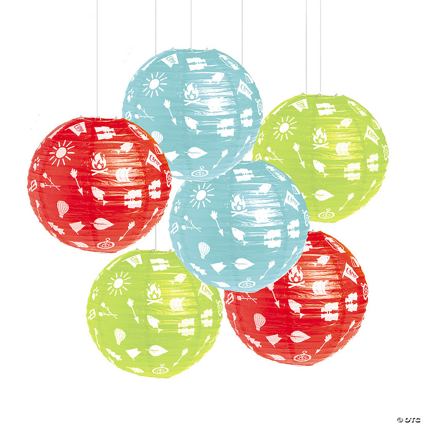 Camp Party Hanging Lanterns Oriental Trading