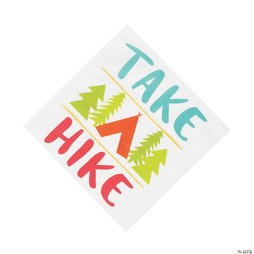Camp Party Take a Hike Luncheon Napkins - 16 Pc. Image