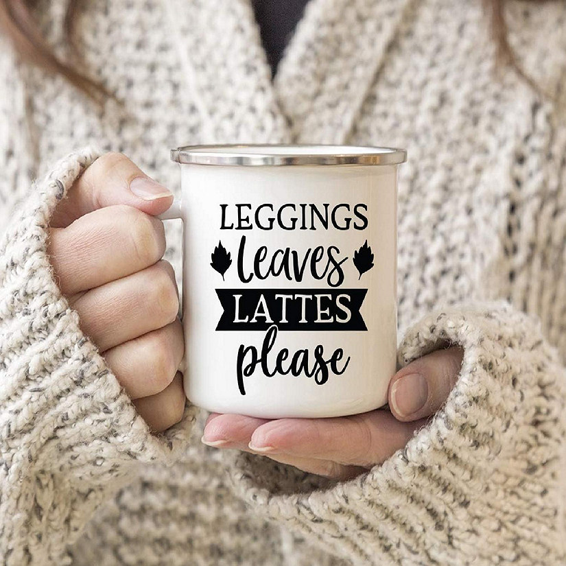 Campfire Mug Leggings Leaves Lattes Image