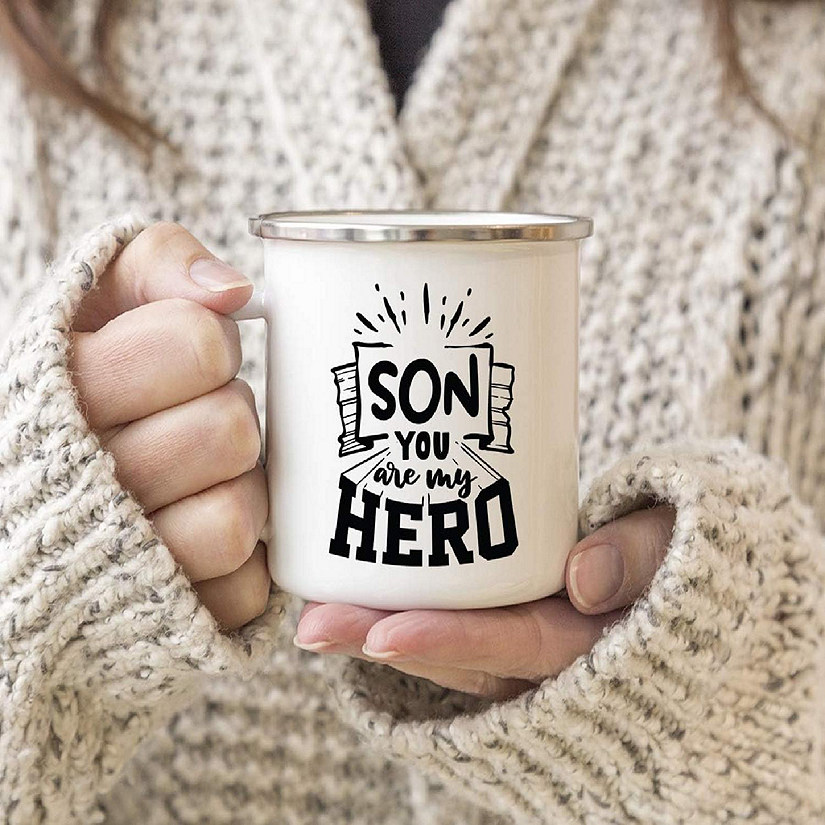 Campfire Mug Son You Are My Hero Image