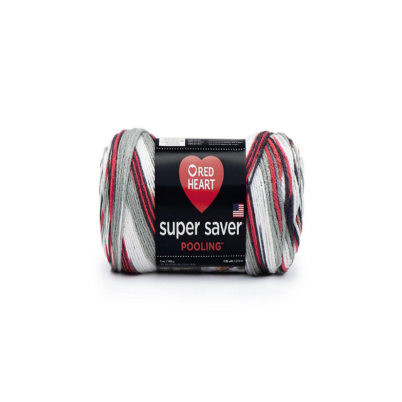 C&C Red Heart Super Saver Yarn 5oz Pooling Haute Image
