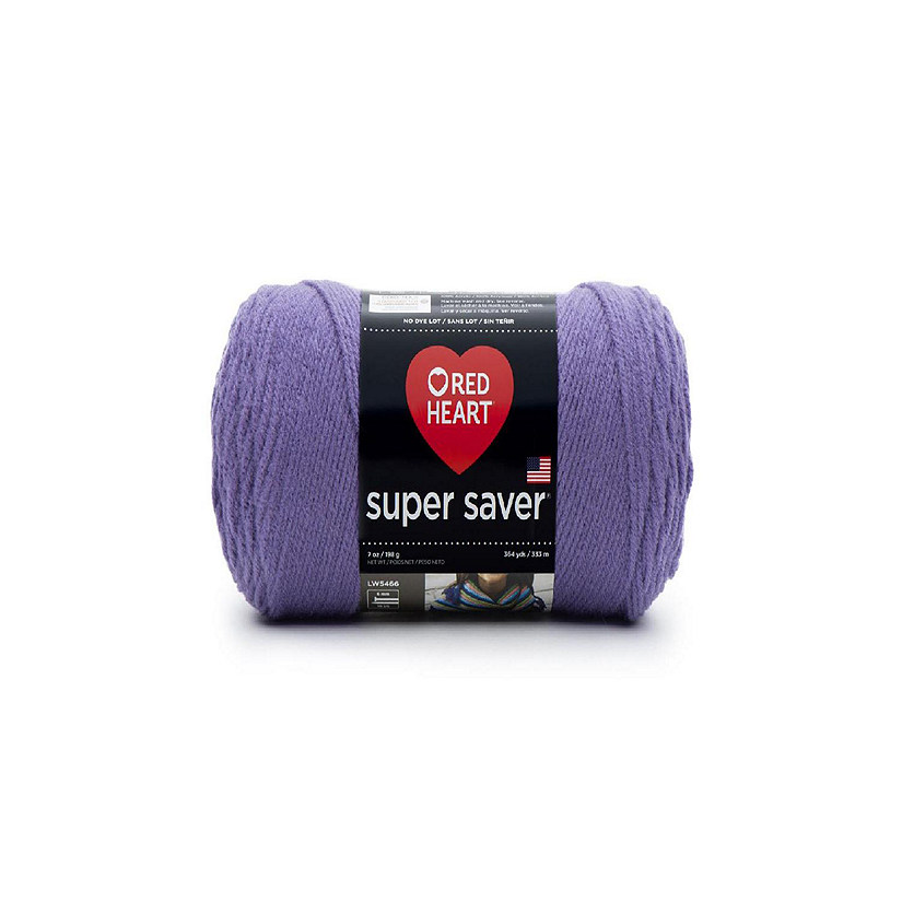 C&C Red Heart Super Saver Yarn 7oz Lavender Image