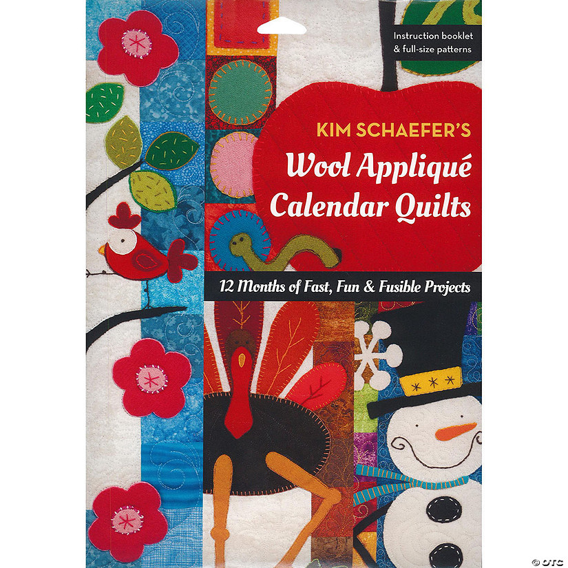 C&T Publishing Wool Applique Calendar Quilts Book&#160; &#160;&#160; &#160; Image