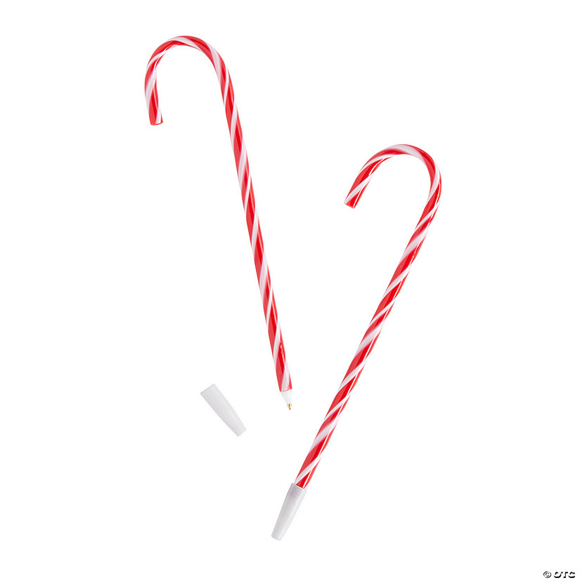 Candy Cane Pens - 12 Pc. Image