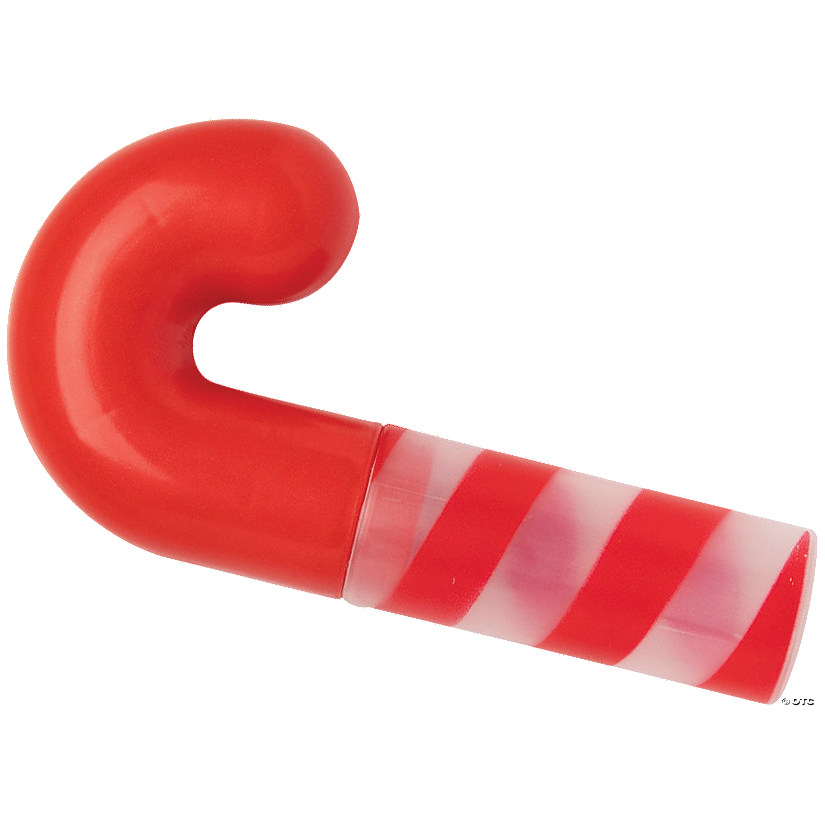 Candy Cane-Shaped Tube Containers - 12 Pc. Image